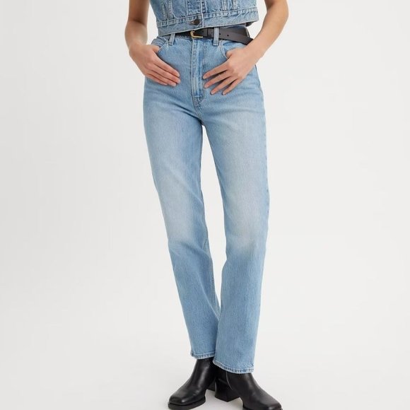 Levi's 70s High Slim Straight in Light Wash, 32 - Picture 1 of 13